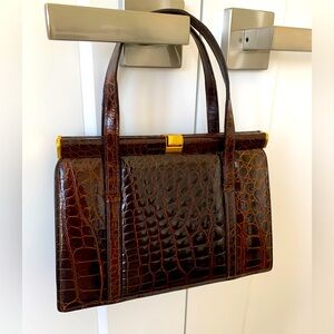 1960s Kelly style Croc bag!